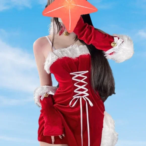 Dresses | Women Christmas Dress Set Christmas Cosplay Sexy Christmas  Lingerie Set | Poshmark